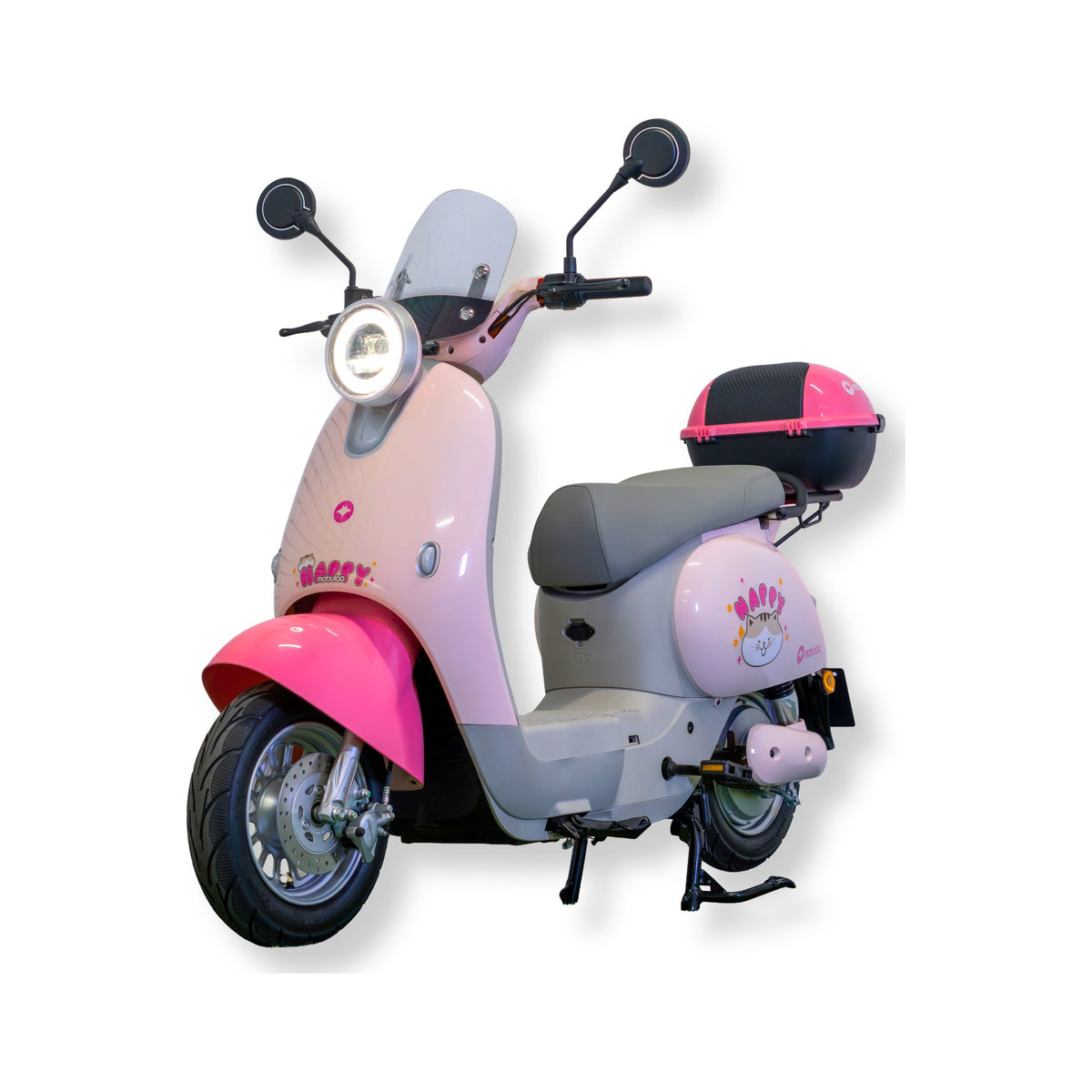 Bicimoto eléctrica Mobulaa Girl 4 Litio sobre fondo blanco
